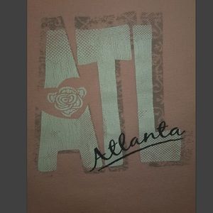 Light Pink Atlanta Tank Top/Muscle Tee